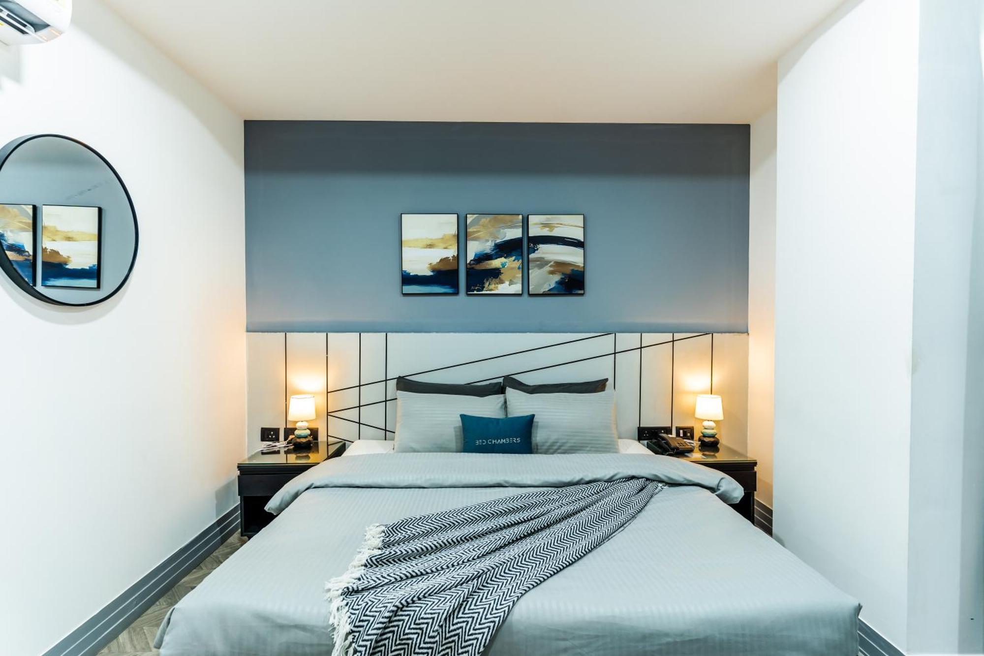 Bedchambers Luxury Apartment Near Golf Course Road Gurgaon Exterior photo